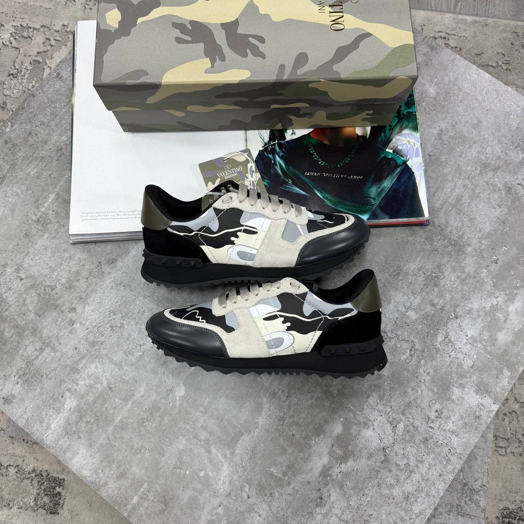 Valentine rock runners - OffWhite & Black