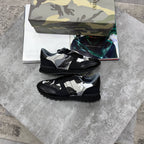 Valentine rock runners - Pure Black & Grey