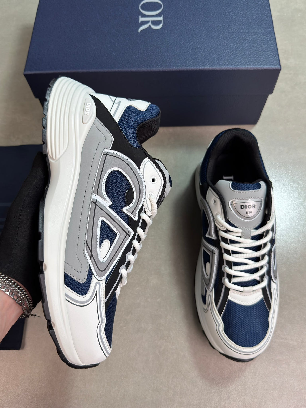 CD B30s - Grey & navy